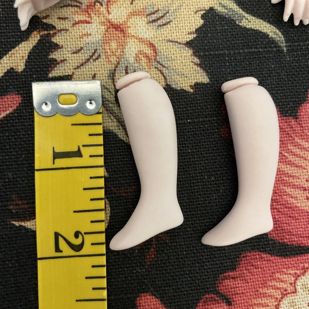 Vintage New Ceramic Doll Making Kit Soft Body Brunette Bust Arms Legs #235 - Picture 3 of 16